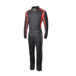 Pro One–3 Layer FIA Suit, Black/Red