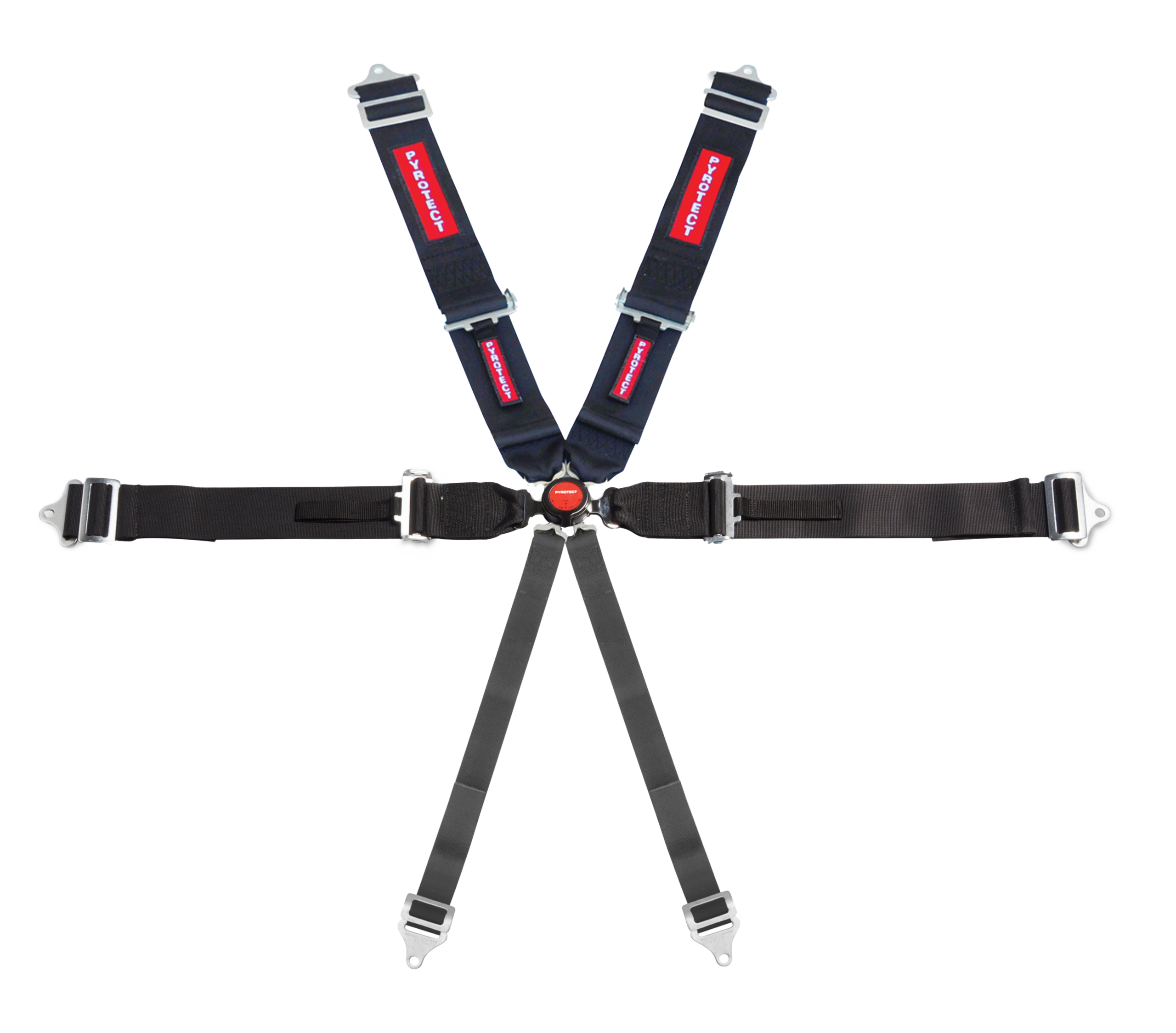 SB110020 3in Camlock Seatbelt, PD Black 6PT 3" CAMLOCK, 3" SHOULDER BELTS - Image 1