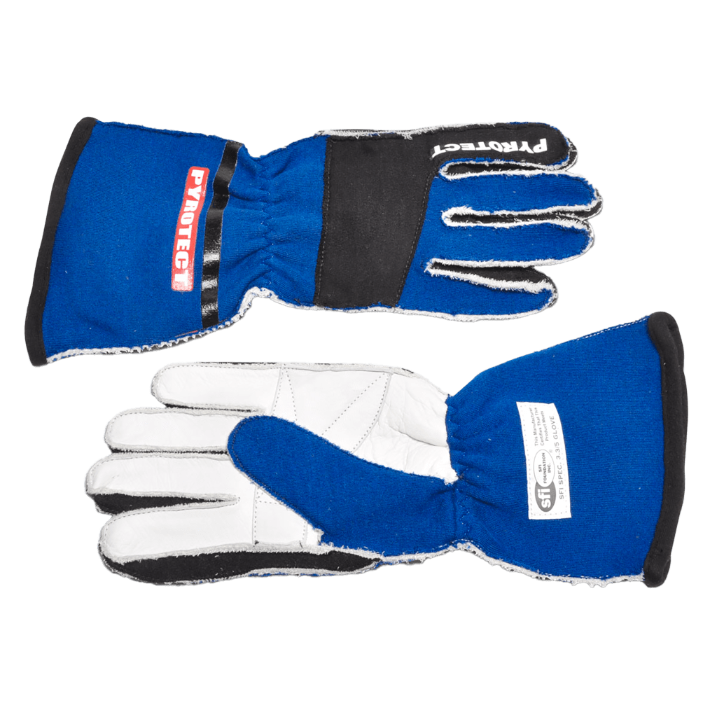 Pyrotect-Pro-Reverse-Stitch-SFI-5-Gloves-Blue-Custom-1-1-2.png Pro Reverse Stitch 2 Layer SFI-5 Gloves-Blue/Black - Image 1