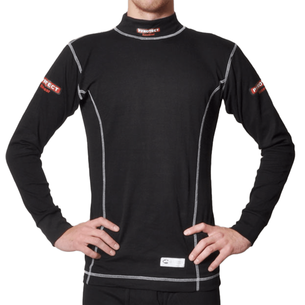 SFI Inner Shirt Black (Custom) Sport Innerwear Shirt-Black - Image 1