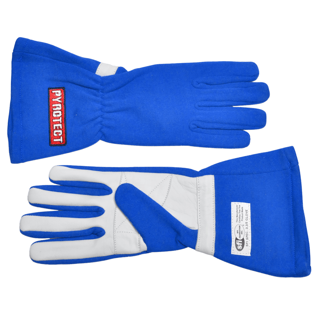 Sport-Gloves-SFI-5-Blue-Custom-1-1-1-1.png Sport 1 Layer SFI-1 Gloves, Blue - Image 1