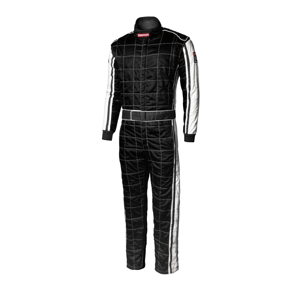 Ultra-One-Piece-Suit-Black-Custom-1-1.png Ultra-1 Race Suit 2 Layer-Black/White - Image 1