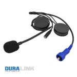 RUGGED OFFROAD Wired Helmet Kit with Alpha Audio Speakers Mic and 3.5mm Earbud Jack