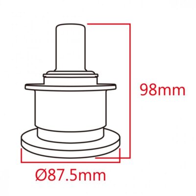Quick Release Steering Hub-Weld On - Image 4